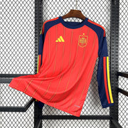 Maillot Espagne Domicile Coupe du Monde 2026 – Manches Longues