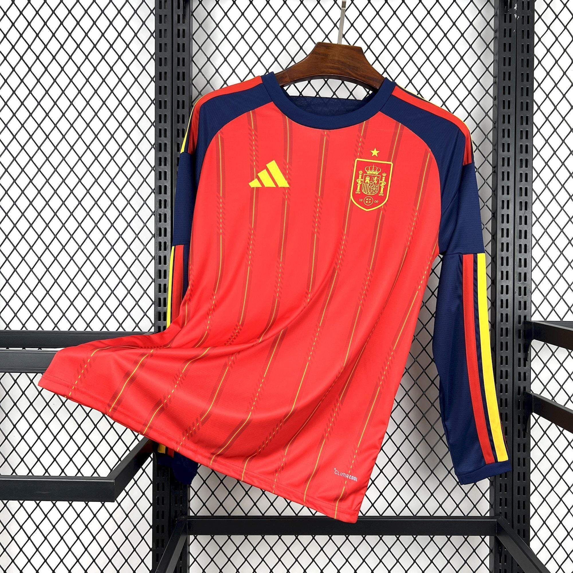 Maillot Espagne Domicile Coupe du Monde 2026 – Manches Longues
