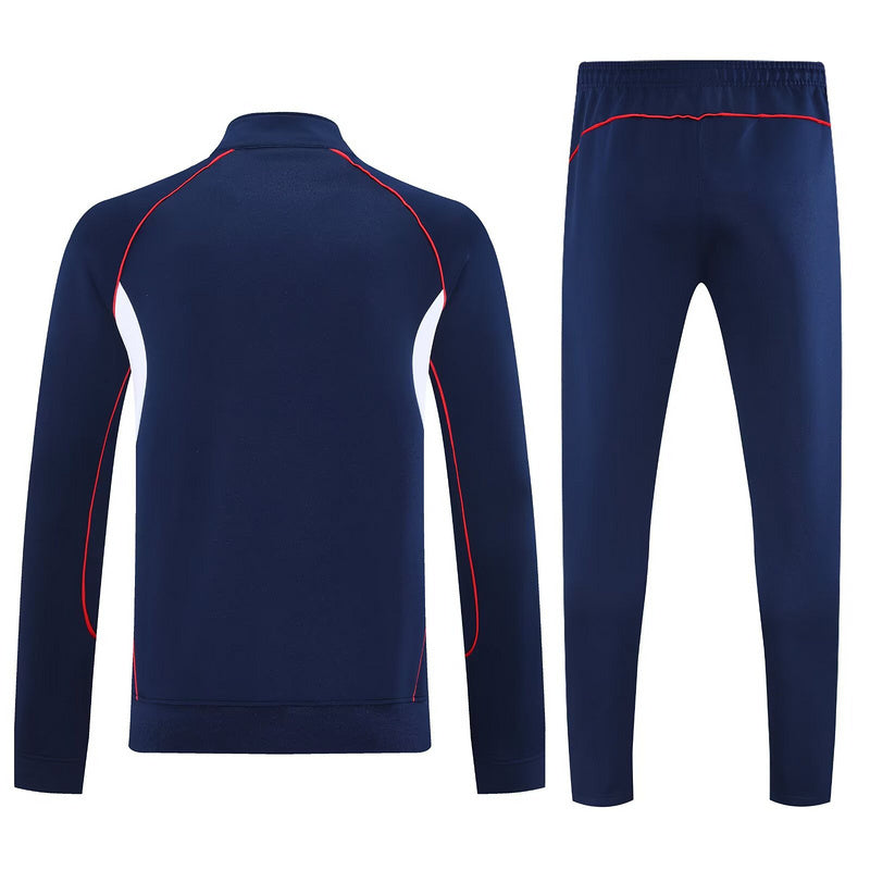 25-26 Arsenal Navy Football Tracksuits Long Jacket