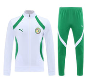 25-26 Senegal White Football Tracksuit Long Jacket Suits