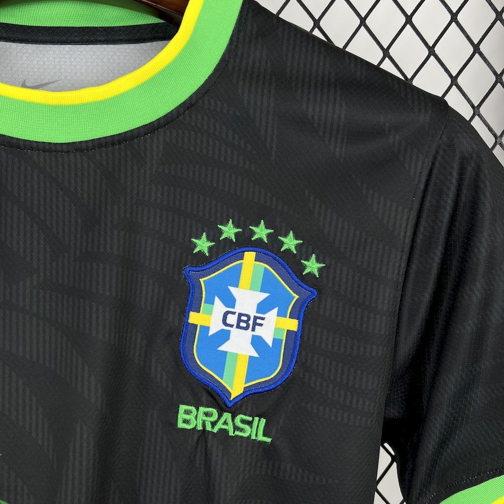Maillot Brésil 2025 Noir Édition Spéciale