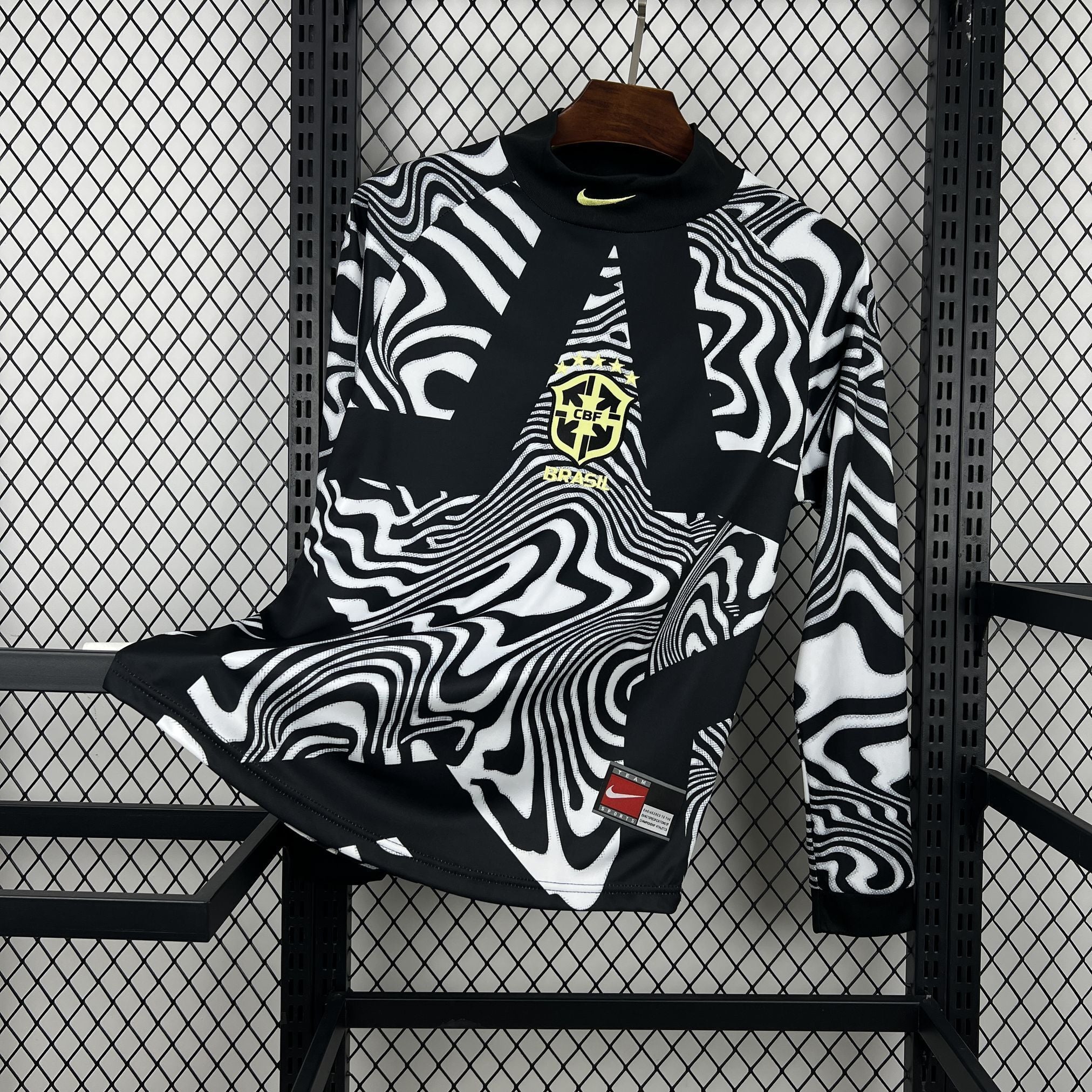 Maillot Gardien Brésil 2026 Hollywood Manches Longues