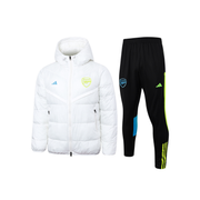 Doudoune ensemble Arsenal blanche