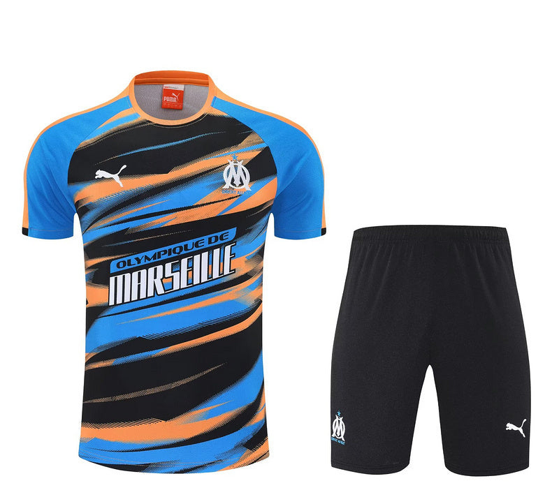 25-26 Marseille Fast Training Kits Orange Football