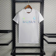 Maillot Real Madrid foot Balmain blanc 2023 2024