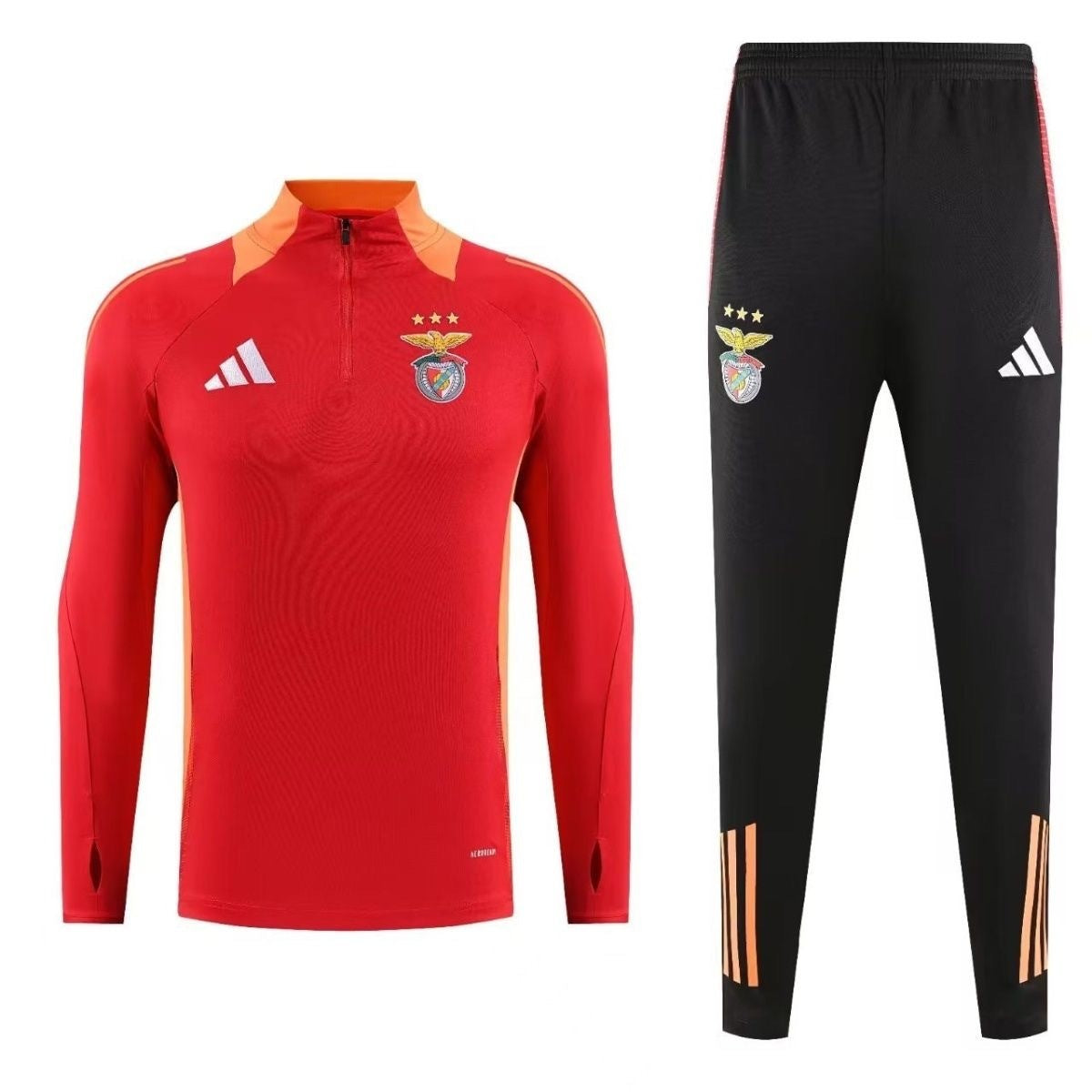 25-26 Benfica Kits Long Red Football Tracksuit