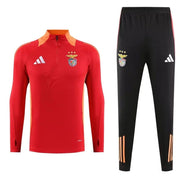 25-26 Benfica Kits Long Red Football Tracksuit