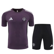 25-26 Manchester United Purple Training Kits Football Tracksuits