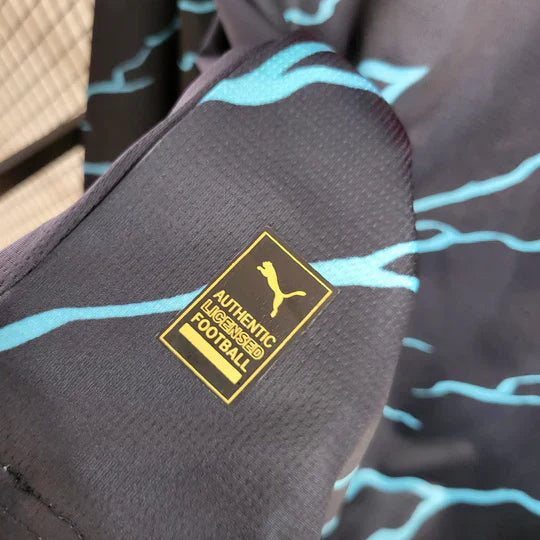 Maillot Manchester City extérieur 2023 2024 manches longues